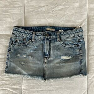 Pull and bear denim skirt